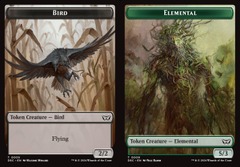 Bird (0005) // Elemental (0009) Double-Sided Token